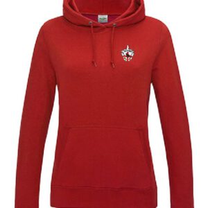 Hoodie Damen Basic – FIRE RED