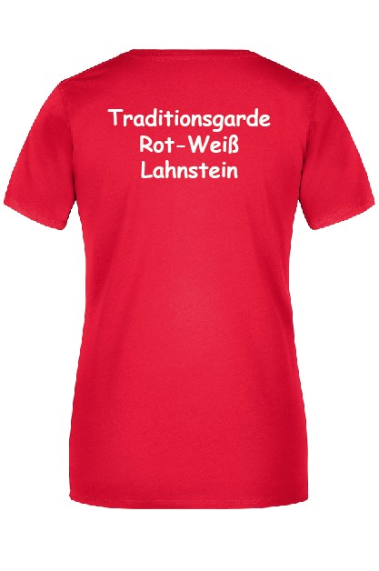 Fanshirt Damen Traditionsgarde Rot-Weiß – Bild 2